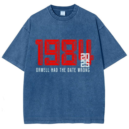 Orwell Got It Wrong Vintage Distressed T-shirt