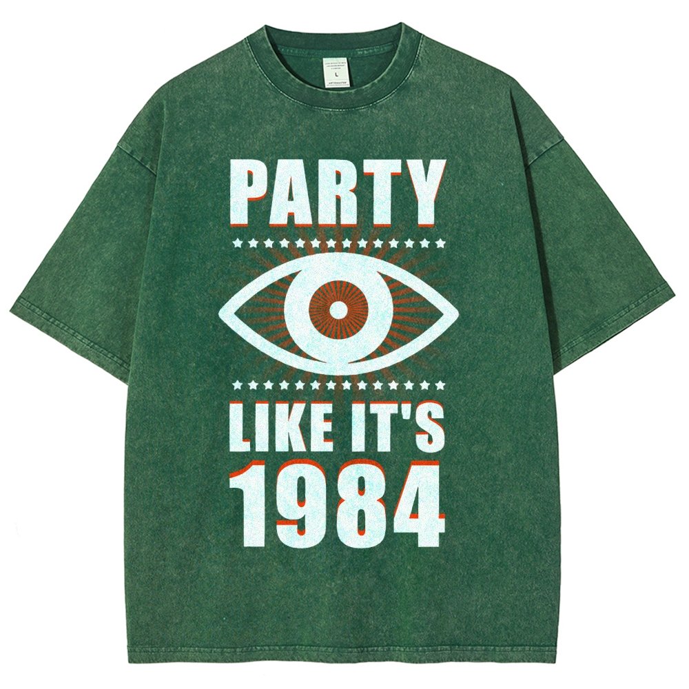 Big Brother is Watching You Party Vintage Distressed T-shirt