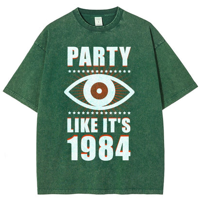 Big Brother is Watching You Party Vintage Distressed T-shirt