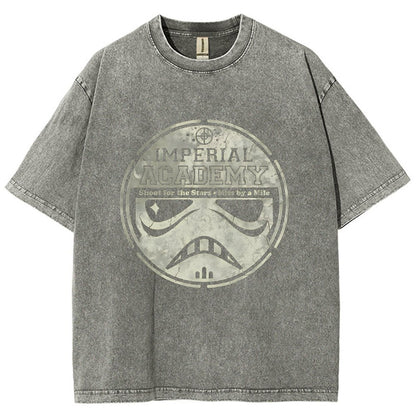 Aiming for Excellence Vintage Distressed T-shirt