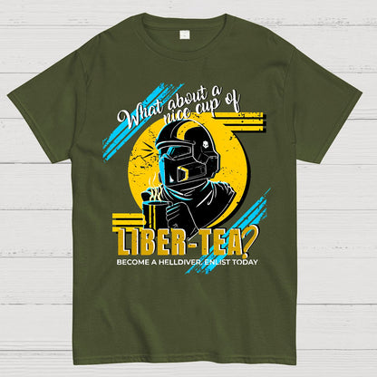 What about a cup of Liber-tea? Geek T-Shirt