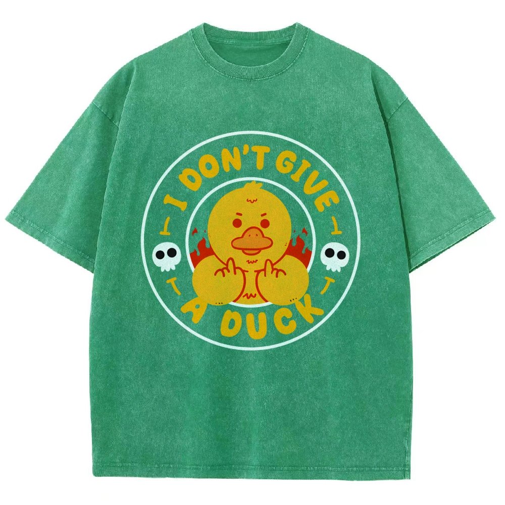 I Don’t Give A Duck Vintage Distressed T-shirt
