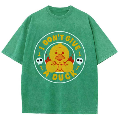 I Don’t Give A Duck Vintage Distressed T-shirt
