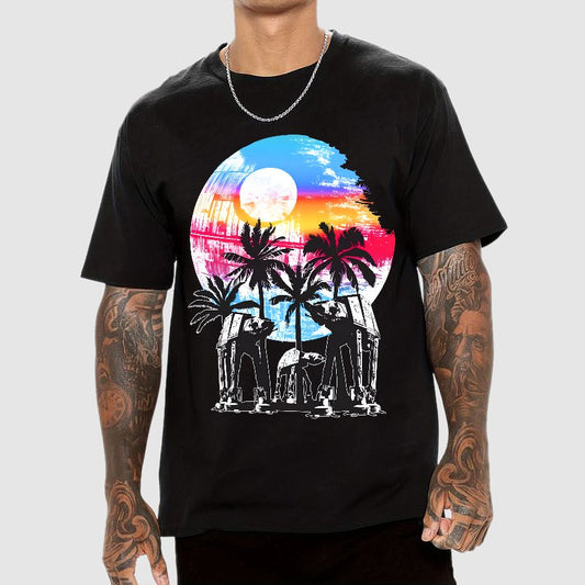 Robot Summer Assault Geek T-Shirt
