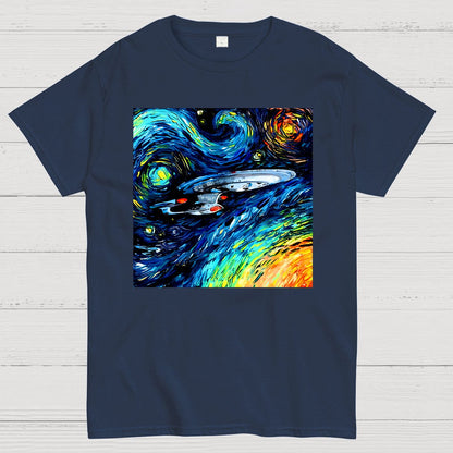 Van Gogh Never Adventurously Went Geek T-Shirt