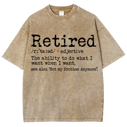 Fun Programming Programs For Retirement Vintage Distressed T-shirt