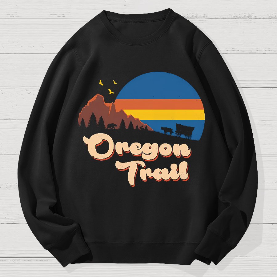 Oregon You Have Died Geek Cotton Sweatshirt