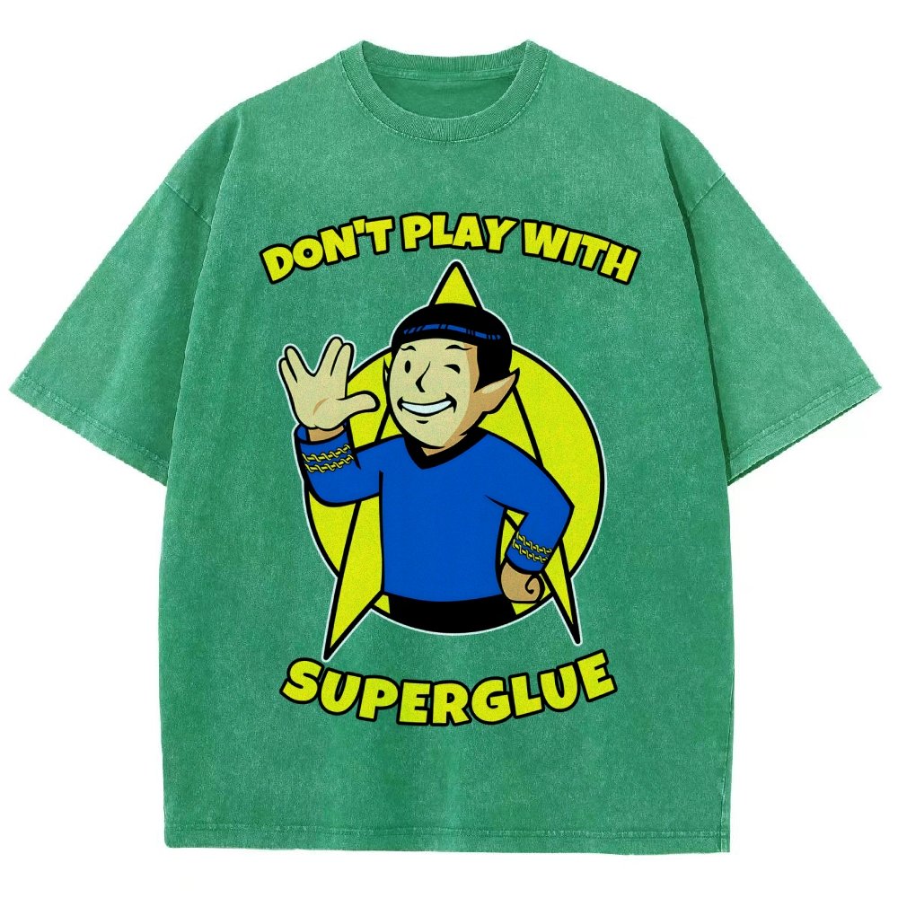 Don't Play With Superglue Vintage Distressed T-shirt