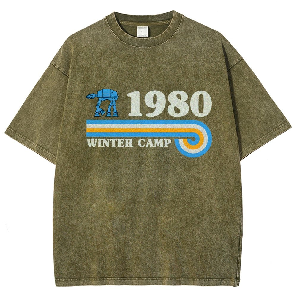 Winter Camp Vintage Distressed T-shirt