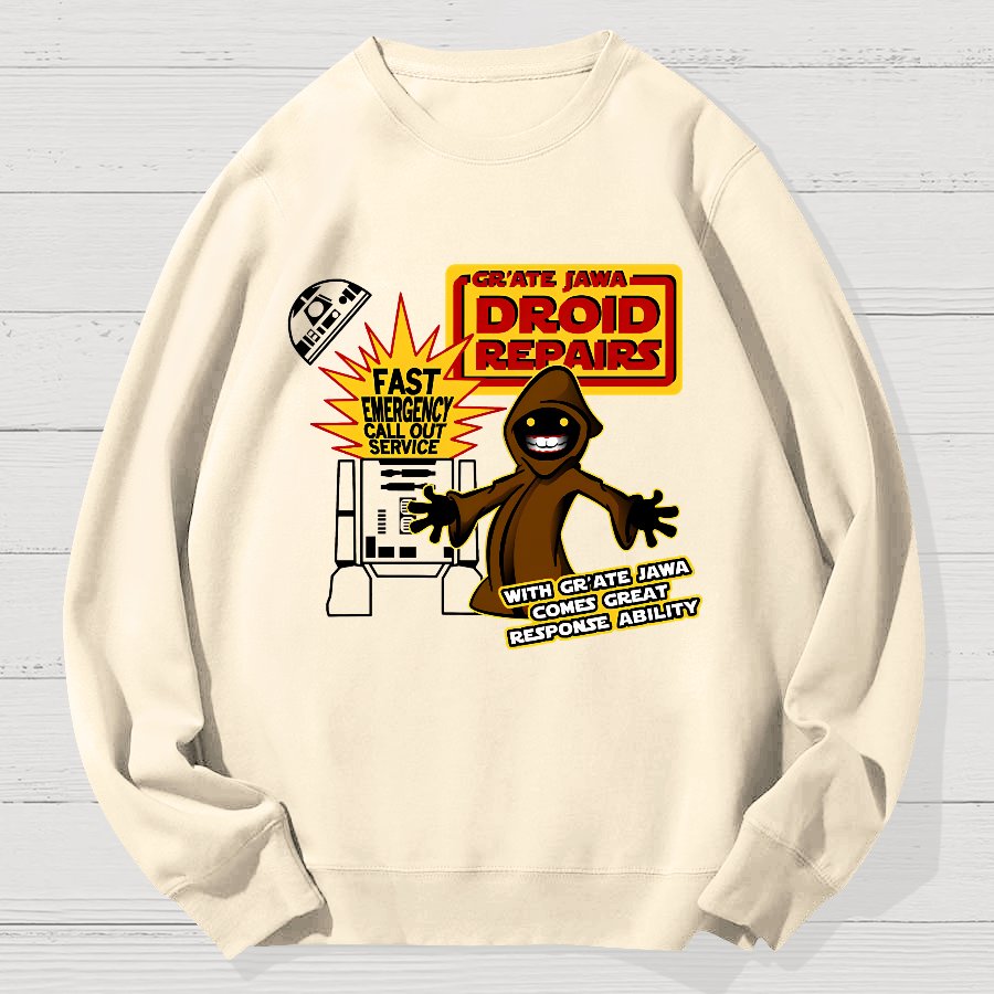 Robot Maintenance Geek Cotton Sweatshirt