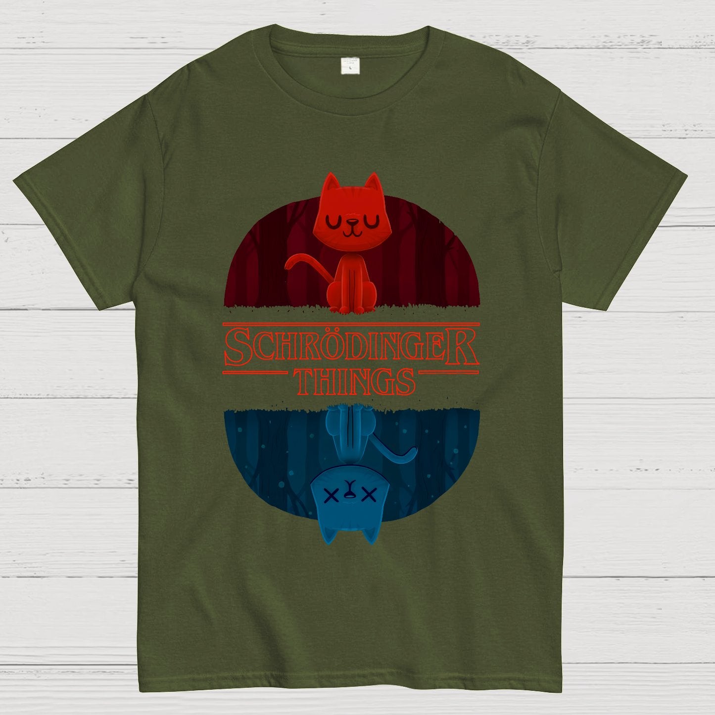 Schrödinger Things. A Perfect Geeky T-Shirt