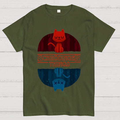 Schrödinger Things. A Perfect Geeky T-Shirt