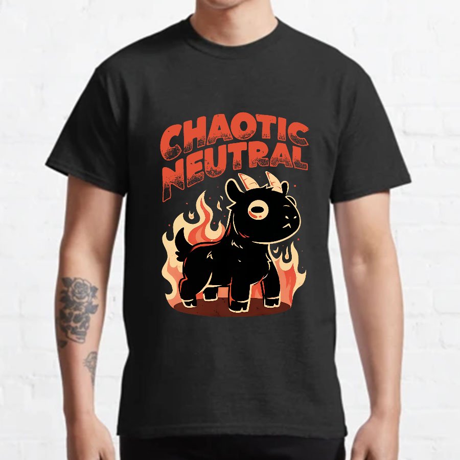 Chaotic Neutral Nerdy T-Shirt