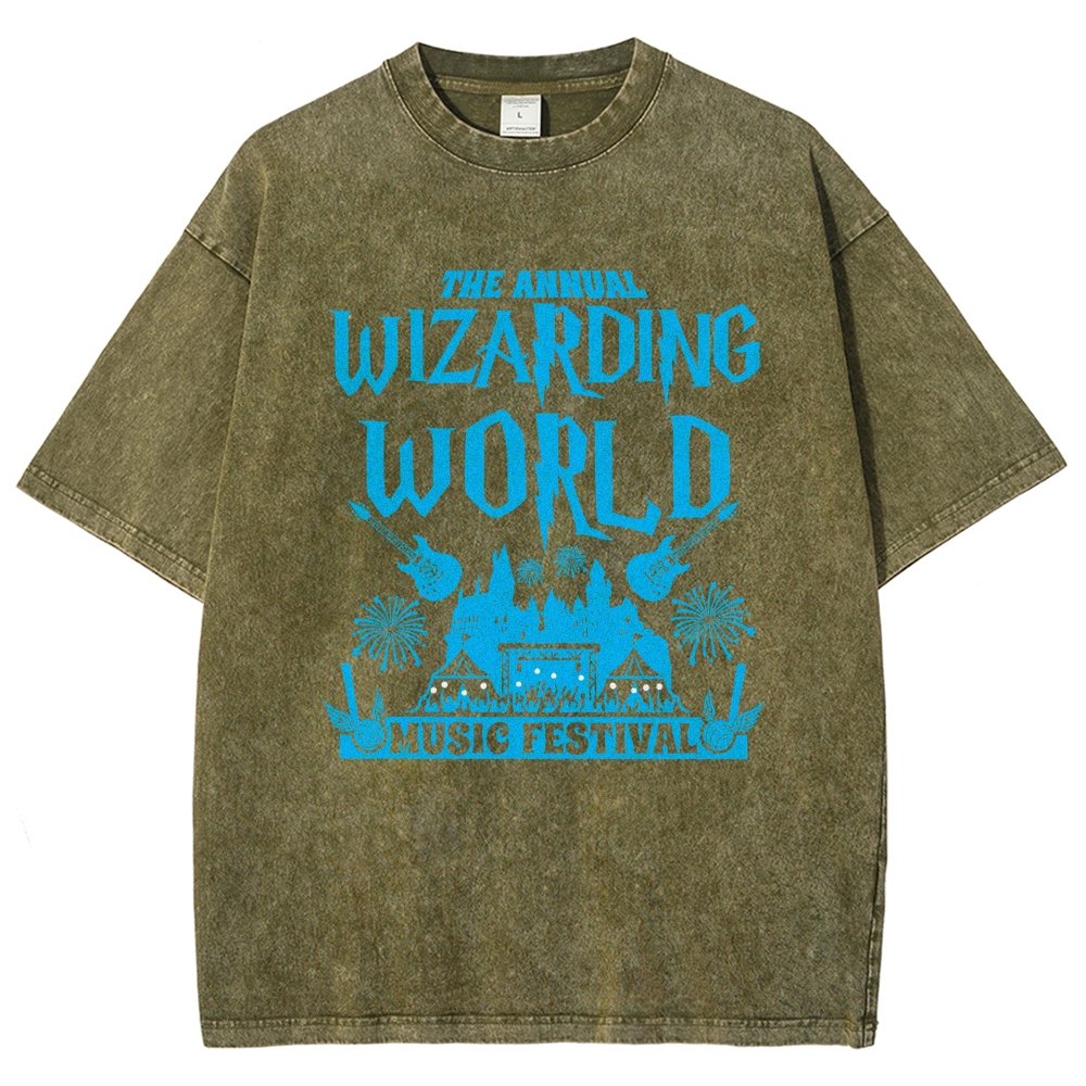 Wizards & Witches Music Festival Vintage Distressed T-shirt