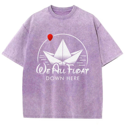 We All Float Vintage Distressed T-shirt