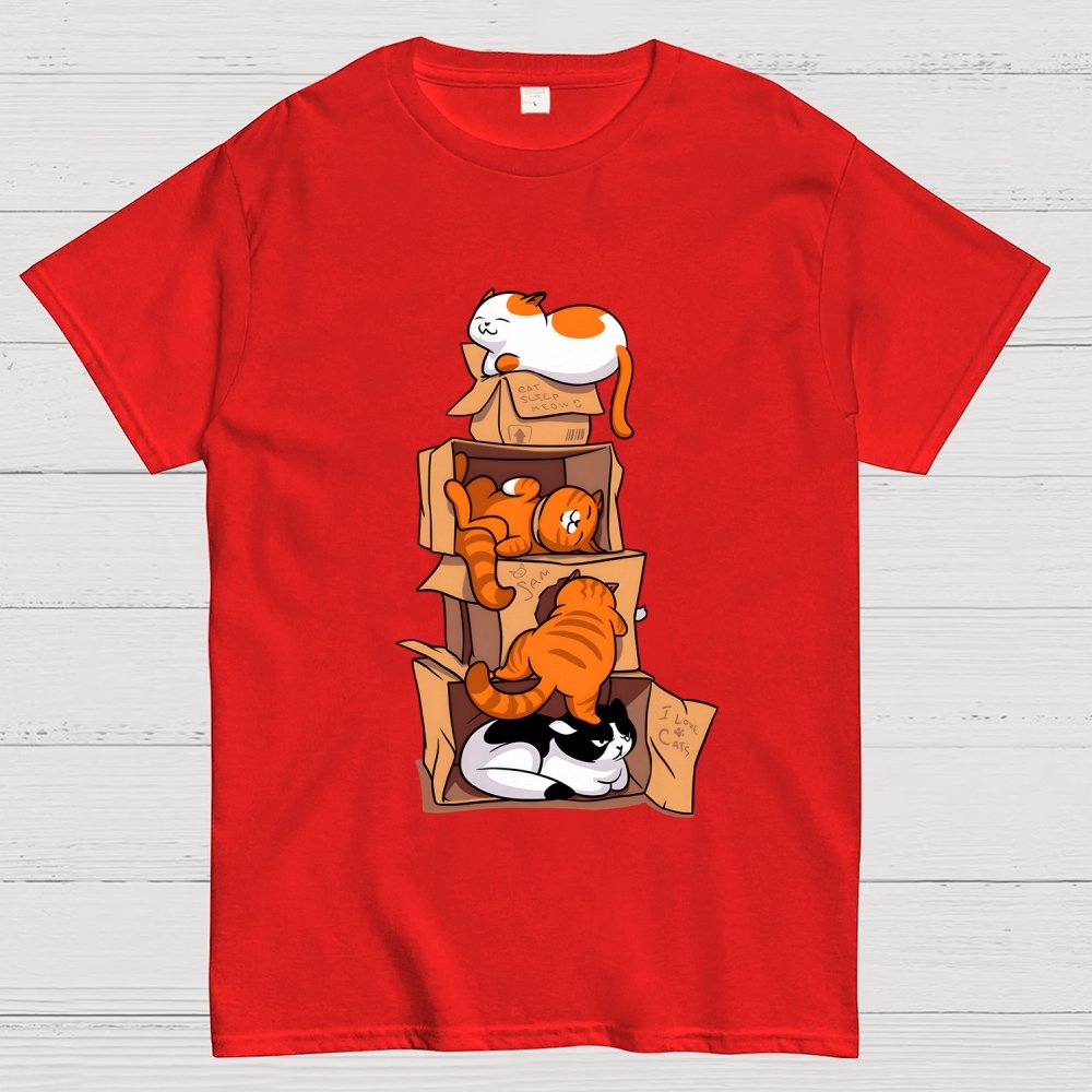 Funny Cat Geek T-Shirt 2510000738