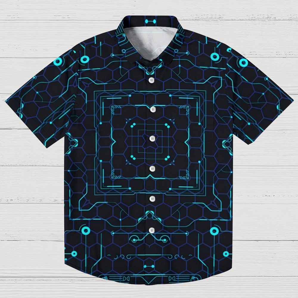 Computer Wiring Science Fictioncomputer Wiring Science Fiction Geek Hawaiian Shirt