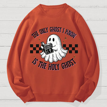 Holy Spirit Halloween Geek Cotton Sweatshirt
