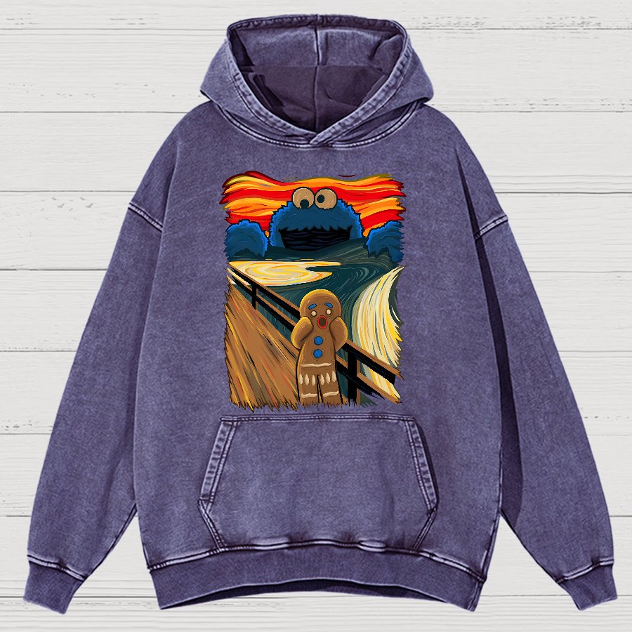 The Cookie Muncher Vintage Distressed Hoodie