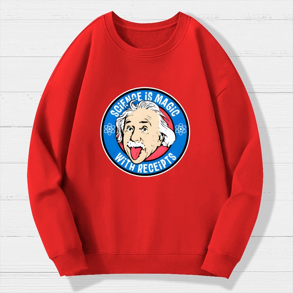 Science Is Magic Geek Cotton Sweatshirt