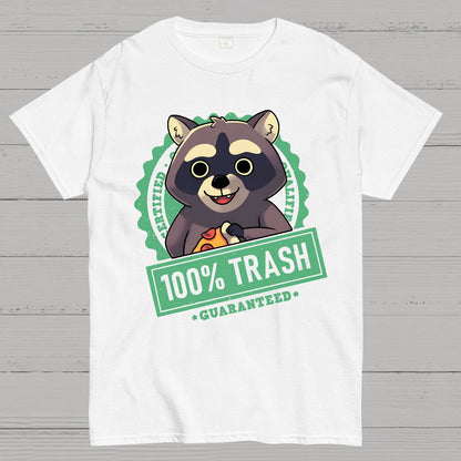 100% Cute Trash Panda Raccoon Seal Geek T-Shirt
