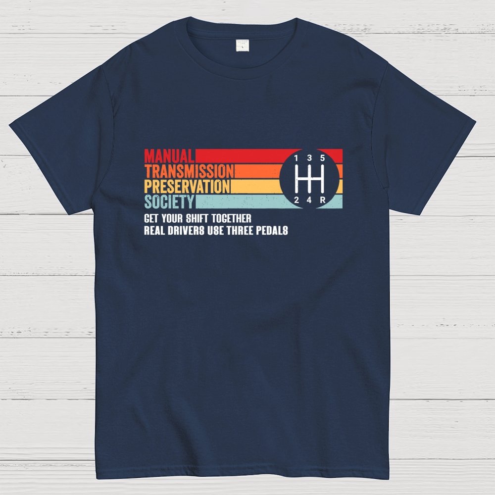 The Manual Transmission Preservation Society Geek T-Shirt