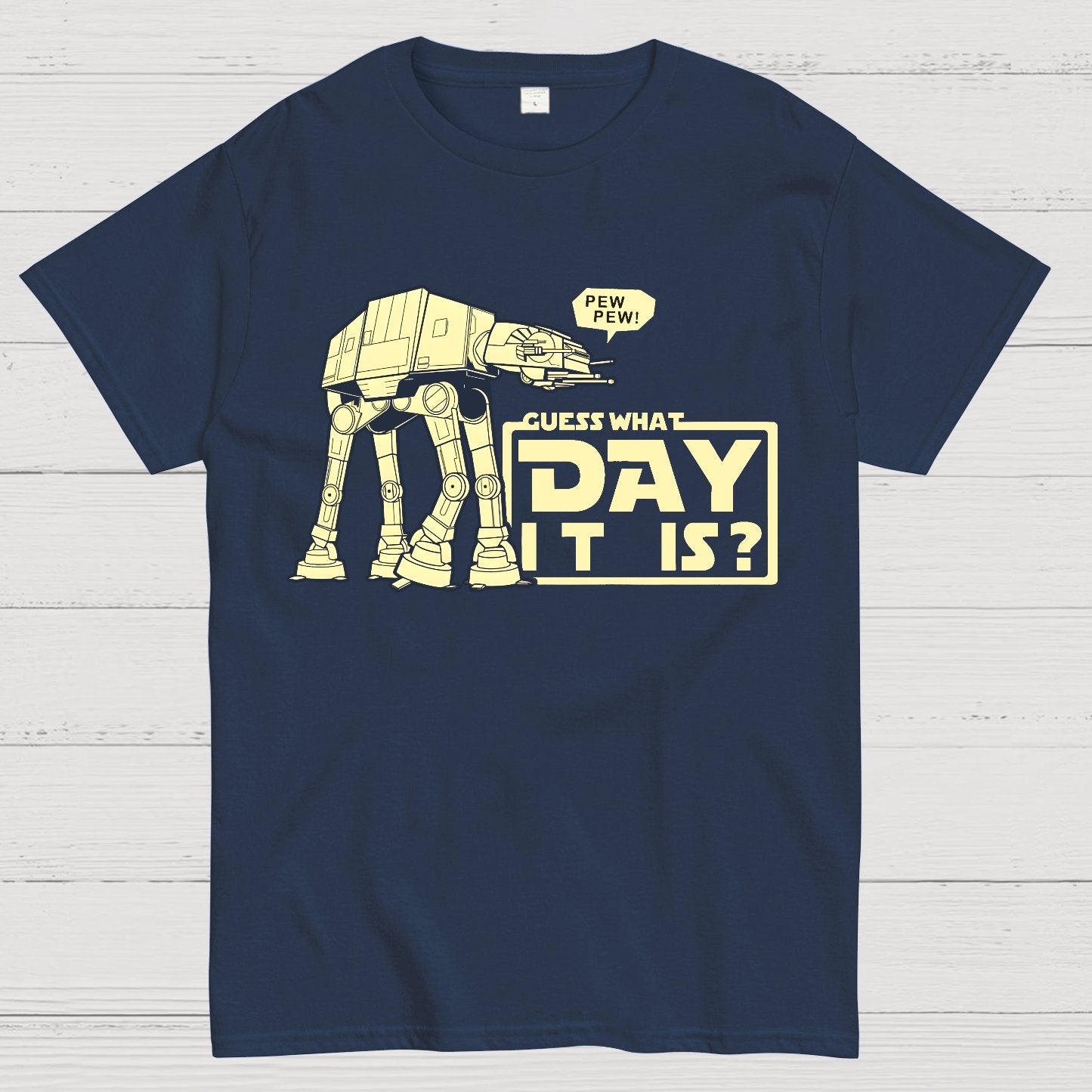 Pew Pew! Guess What Day It Is？Geek T-Shirt