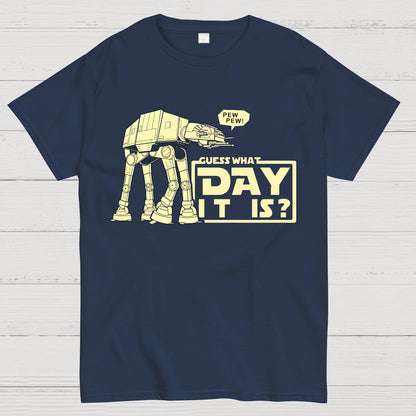 Pew Pew! Guess What Day It Is？Geek T-Shirt