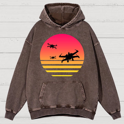 Fighter Vintage Distressed Hoodie