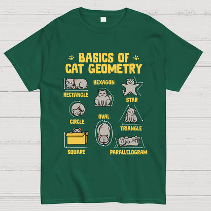 Basics of Cat Geometry Geek T-Shirt