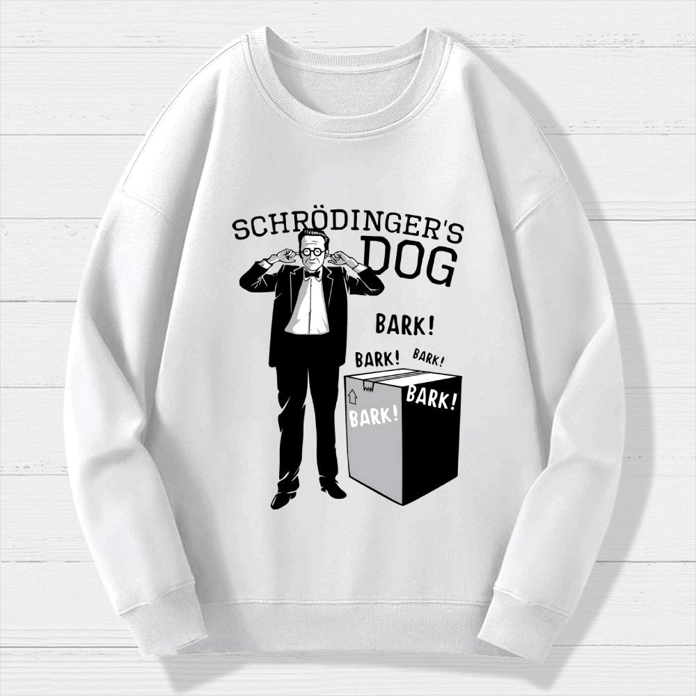 Schrodinger's Dog Geek Cotton Sweatshirt