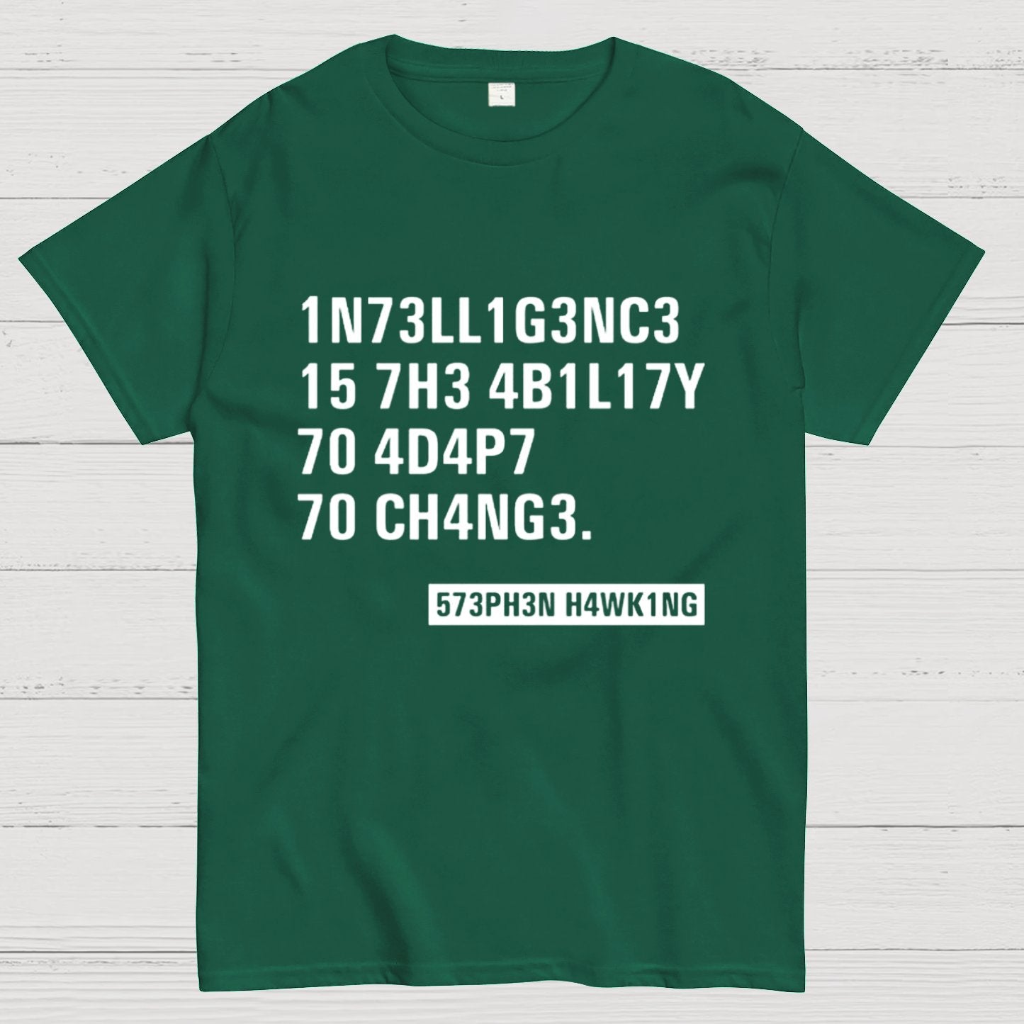 Intelligence - Famous Physicist Science Geeky T-Shirt