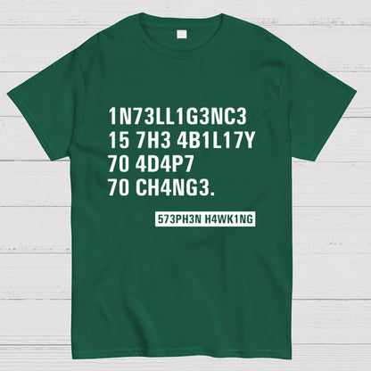 Intelligence - Famous Physicist Science Geeky T-Shirt
