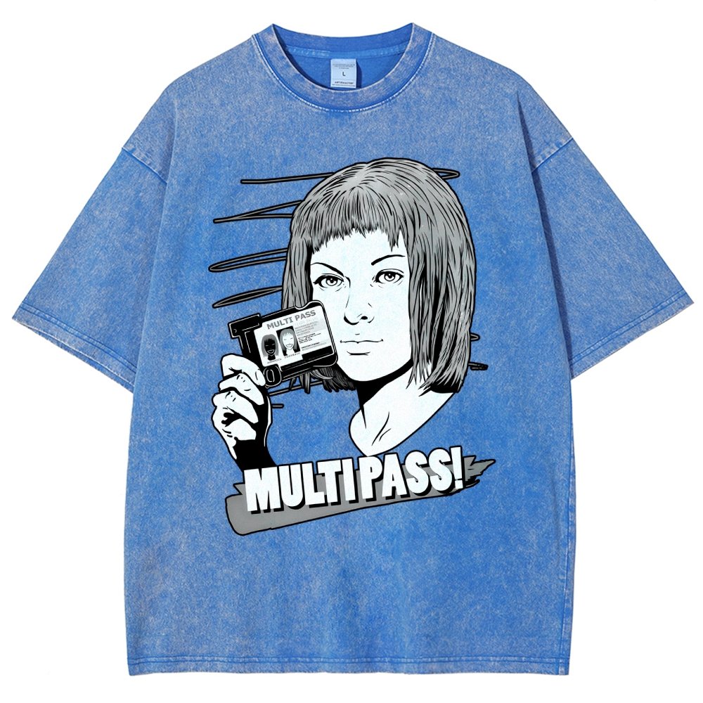 MULTIPASS! Vintage Distressed T-shirt