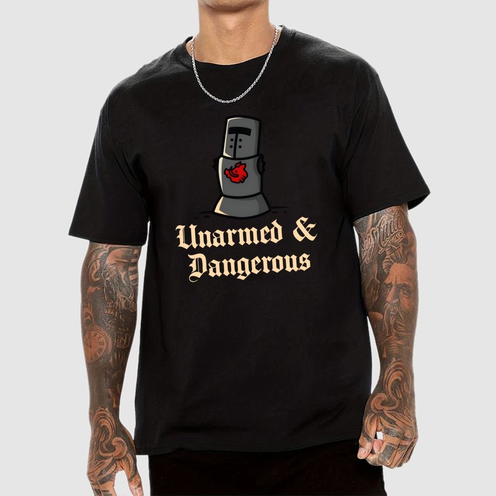 Unarmed And Dangerous Geek T-Shirt