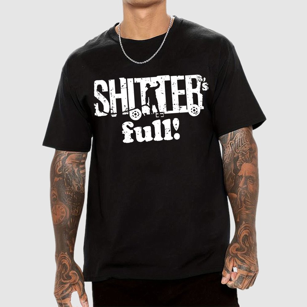 Shitter's Full! Christmas Humor Geek T-Shirt