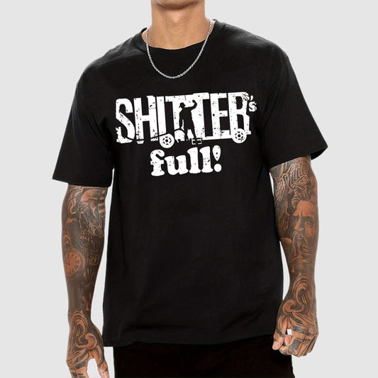 Shitter's Full! Christmas Humor Geek T-Shirt
