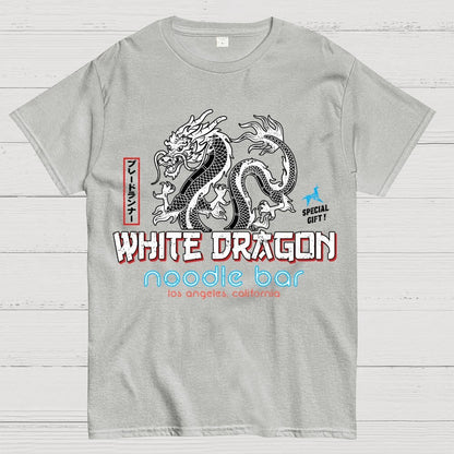 White Dragon Noodle Bar Unisex Geek T-Shirt