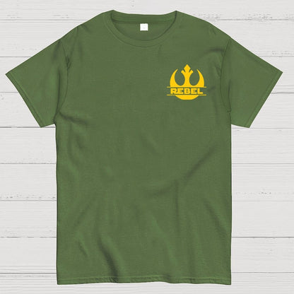 Live On Front And Back Printing Geek T-Shirt
