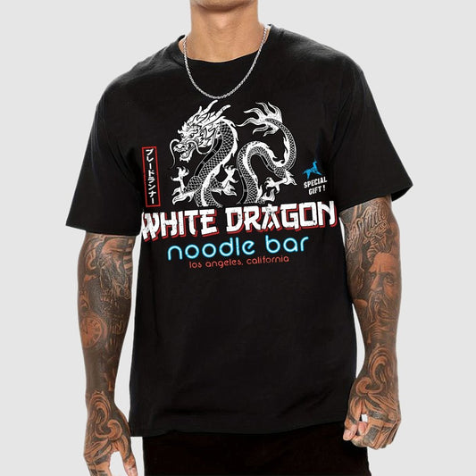 White Dragon Noodle Bar Unisex Geek T-Shirt