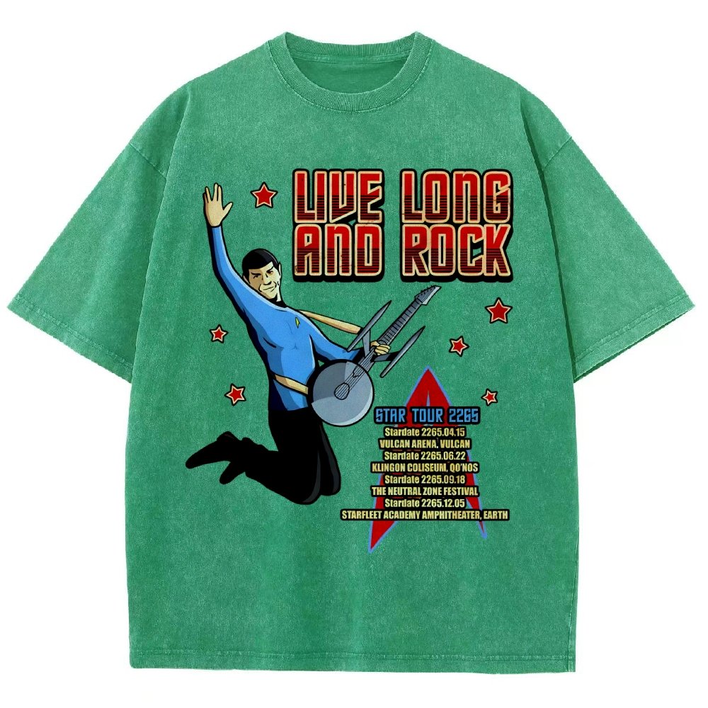 Live Long and Roll Vintage Distressed T-shirt