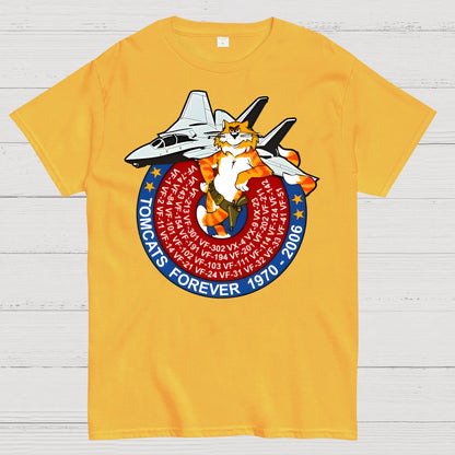 F-14 Tomcat - Tomcats Forever 1970 Geek T-Shirt
