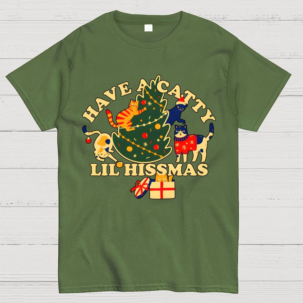 Have A Catty Lil Hissmas Geek T-Shirt