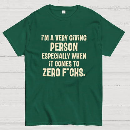 Zero Fcks Geek T-Shirt