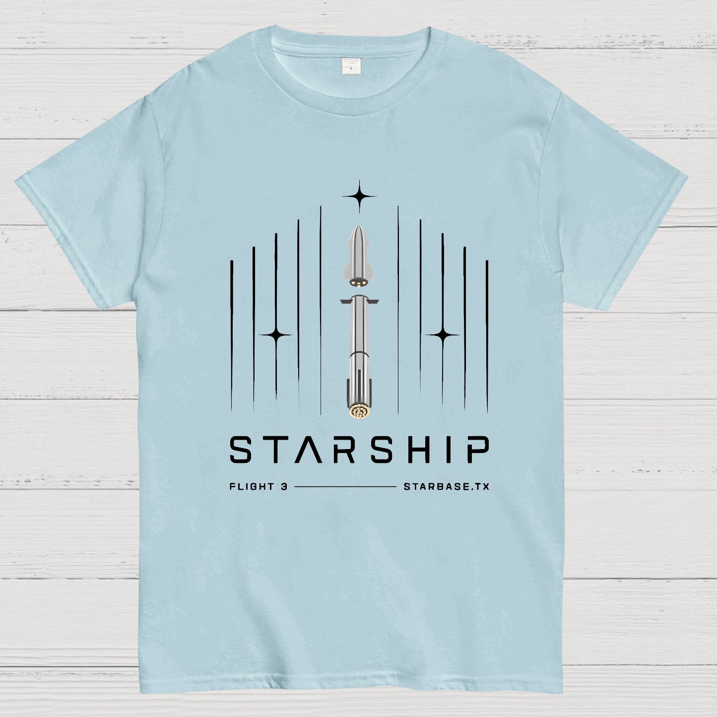 Starship Flight 3 Nerdy T-Shirt