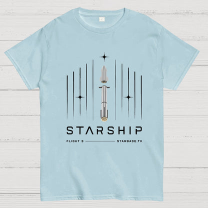 Starship Flight 3 Nerdy T-Shirt