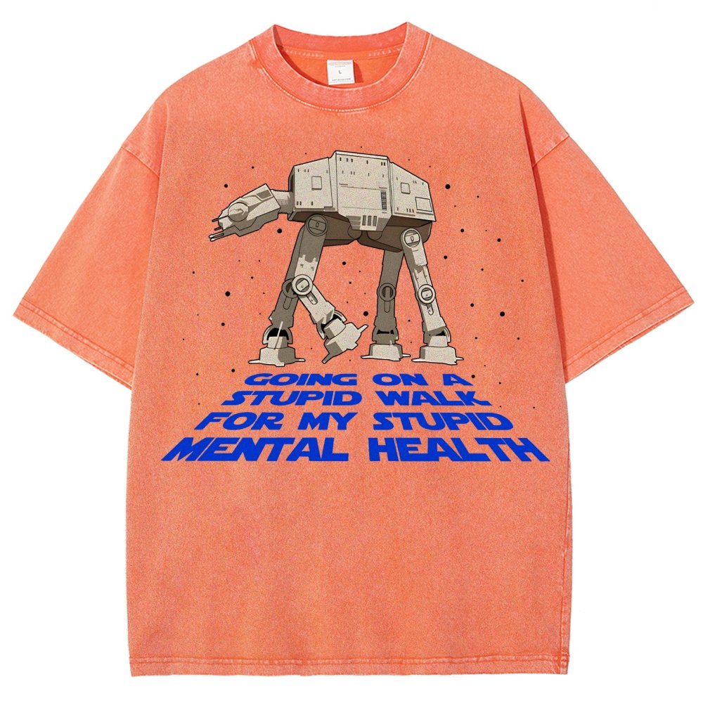 Galactic Wander Vintage Distressed T-shirt