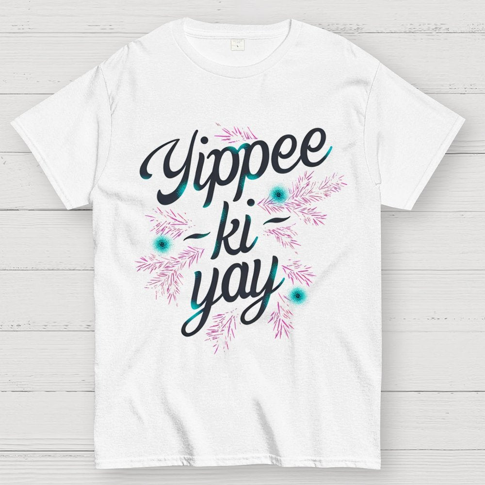 Yippee-Ki-Yay Mother   F***er！Front And Back Printing Geek T-Shirt