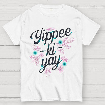 Yippee-Ki-Yay Mother   F***er！Front And Back Printing Geek T-Shirt