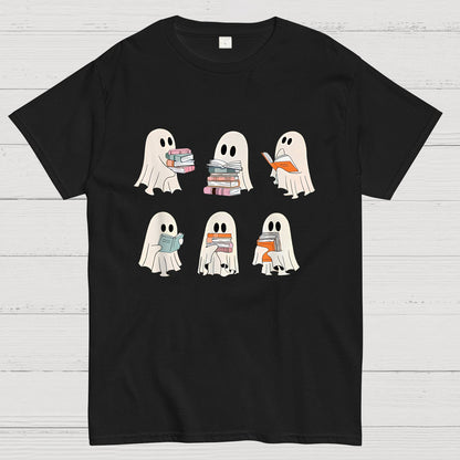 Cute Boo Ghost Read More Books, Funny Halloween T-Shirt